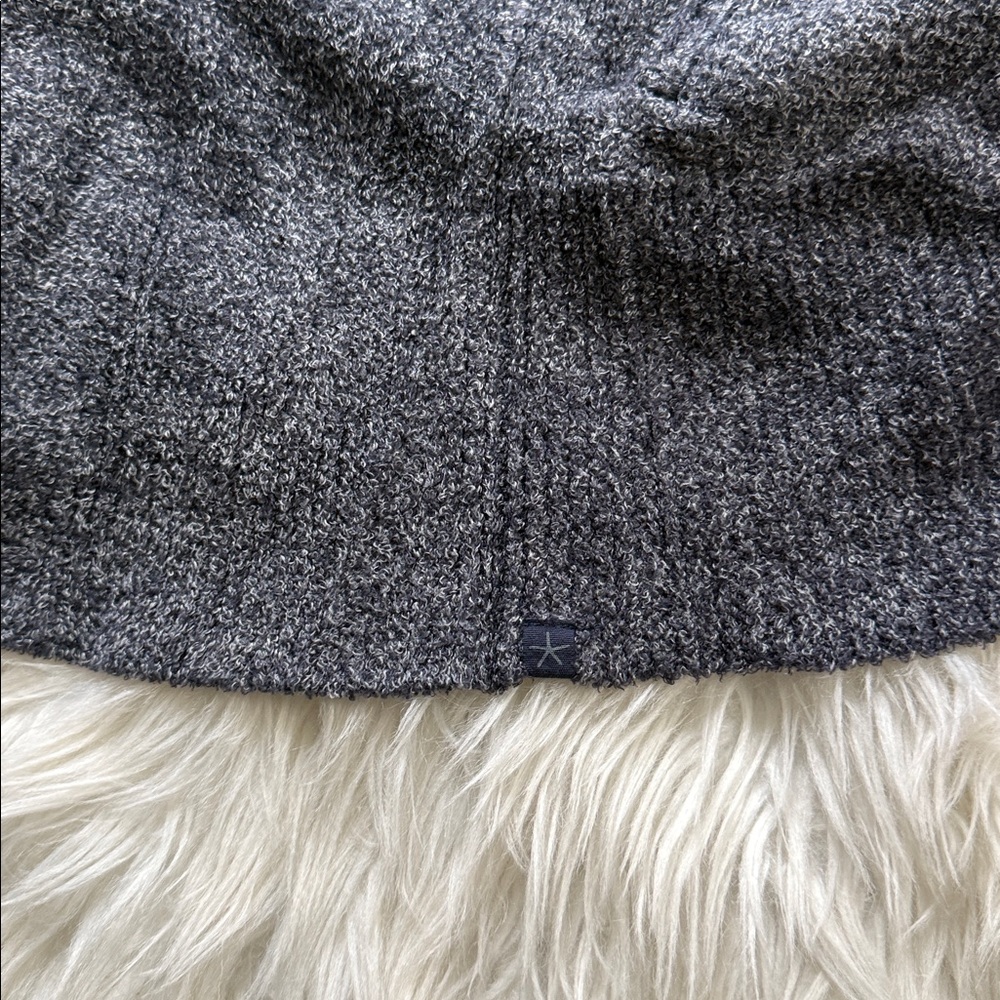Barefoot Dreams CozyChic Lite Navy Blue Open Cardigan Size M - Picture 7 of 10
